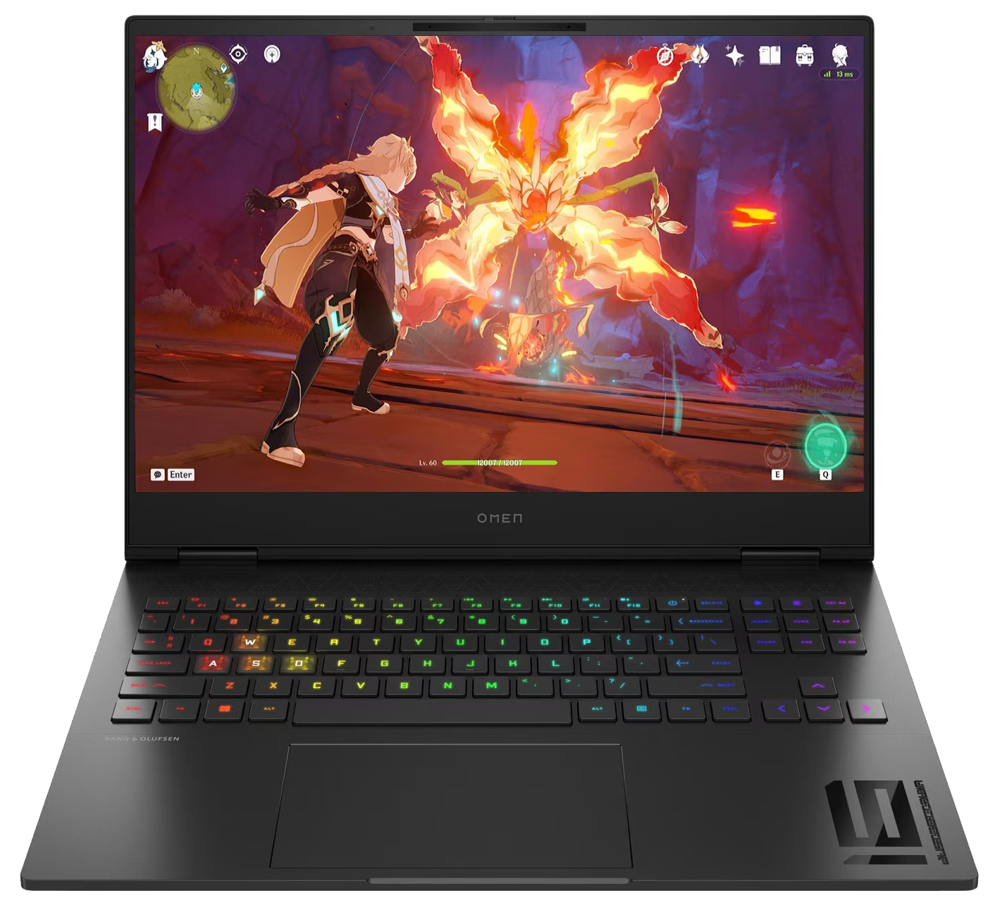 HP OMEN 16-u1776ng 16" 2024 2.5K i7-14700HX 32 GB / 1 TB SSD RTX 4070 W11H QWERTZ Schwarz Renew - Ohne Vertrag