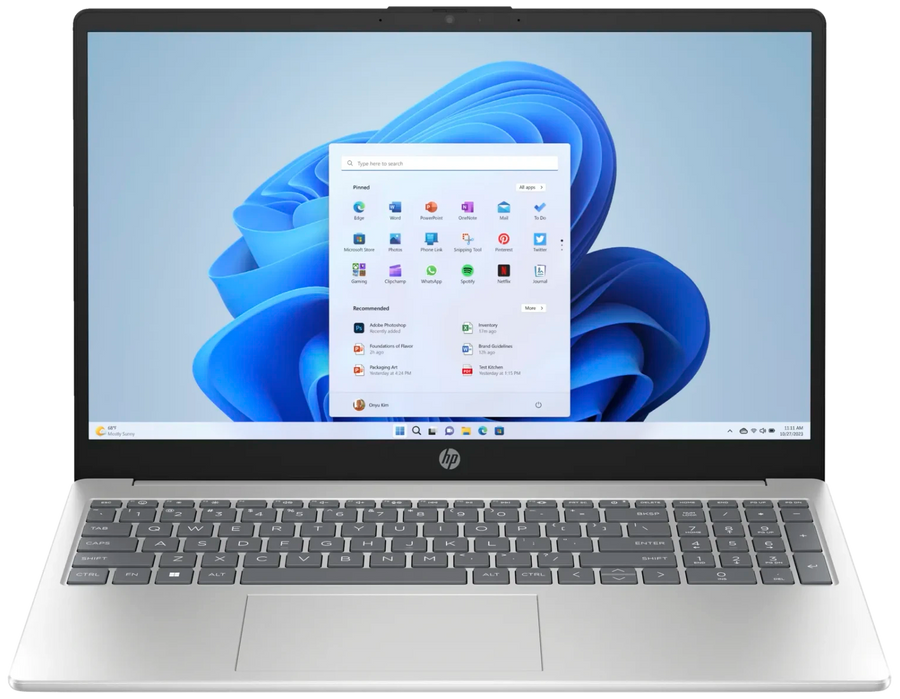 HP 15-fd1905ng 15" 2024 FHD Ultra 5 125H 32 GB / 1 TB SSD W11H QWERTZ Silber Renew - Ohne Vertrag