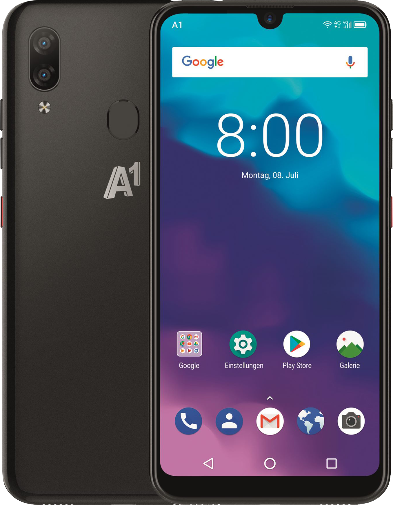 A1 Alpha LTE schwarz - Ohne Vertrag