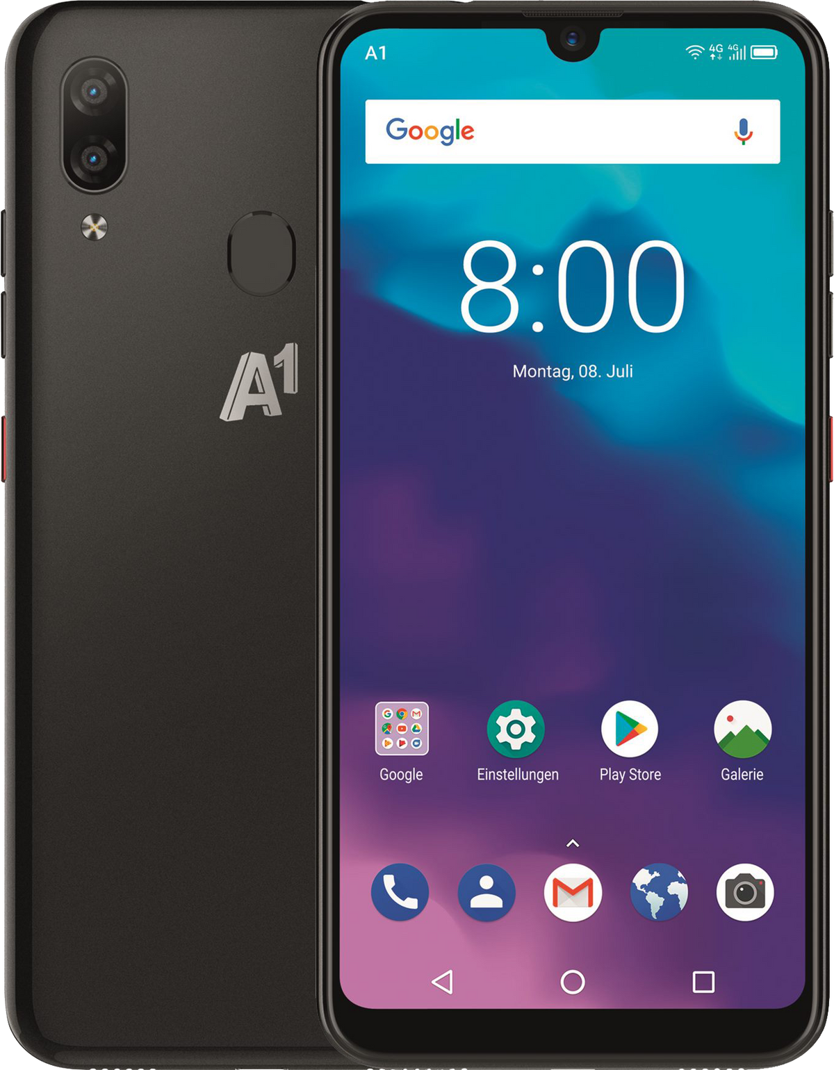 A1 Alpha LTE schwarz - Ohne Vertrag