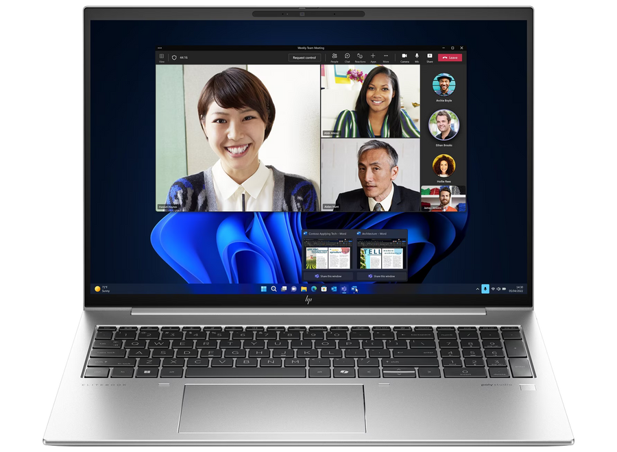 HP EliteBook 860 G11 4G 16" 2024 WUXGA TS Ultra 5 125U 32 GB / 512 GB SSD W11Pro QWERTZ Silber Renew - Ohne Vertrag