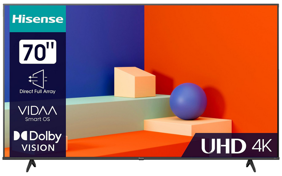 Hisense TV 70A6K 70 Zoll LED SmartTV schwarz - Ohne Vertrag