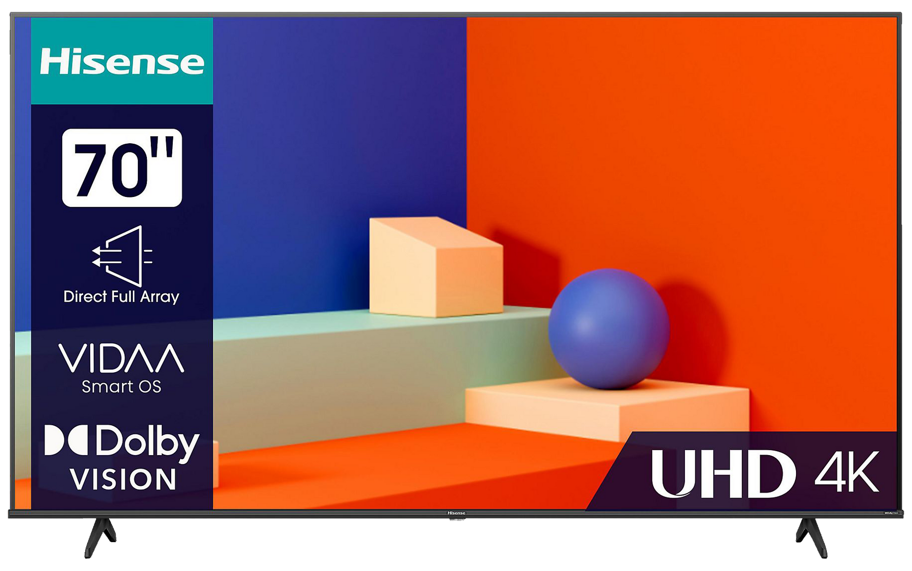 Hisense TV 70A6K 70 Zoll LED SmartTV schwarz - Ohne Vertrag