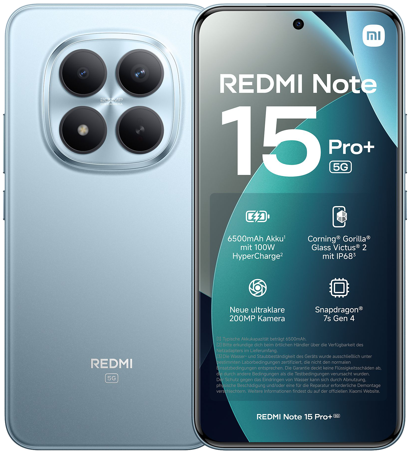 Xiaomi Redmi Note 15 Pro+ 5G Dual-SIM blau - Ohne Vertrag