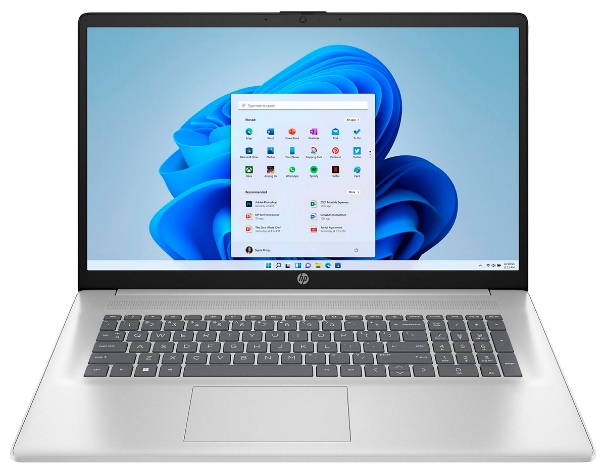 HP 17-cn3660ng 17" 2023 FHD i5-1334U 16 GB / 1 TB SSD  W11H QWERTZ Silber Renew - Ohne Vertrag