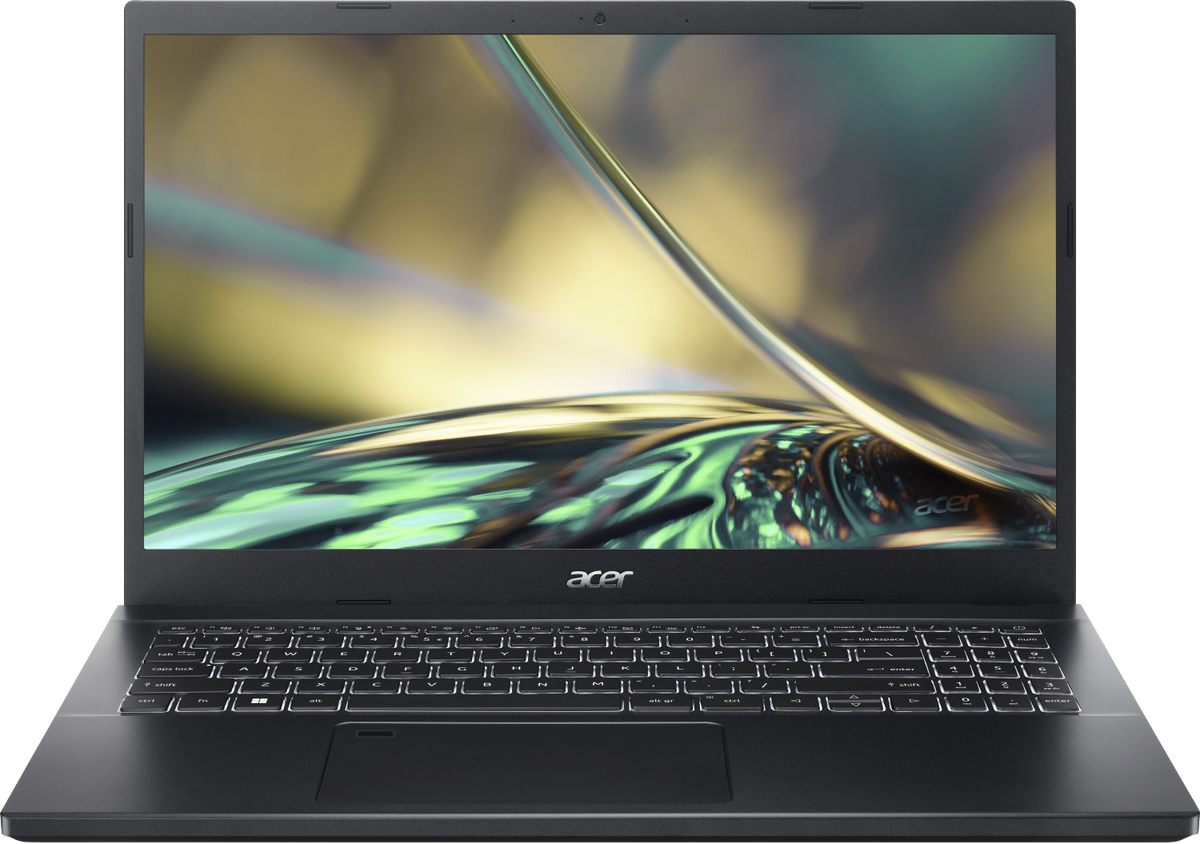 Acer Aspire 7 15,6" 2022 FHD i7-1260P 16 GB / 1 TB SSD W11H A715-51G-730Q QWERTZ Schwarz - Ohne Vertrag