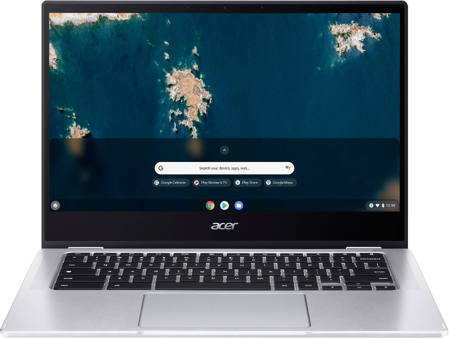 Acer Chromebook Spin 314 CP314-1HN 14'' 2024 FHD Celeron N5100 4 GB / 128 GB SSD Chrome OS CP314-1HN-C6VB QWERTZ silber - Ohne Vertrag