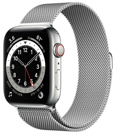 Watch 6 LTE Silber Edelstahl 44mm M09E3