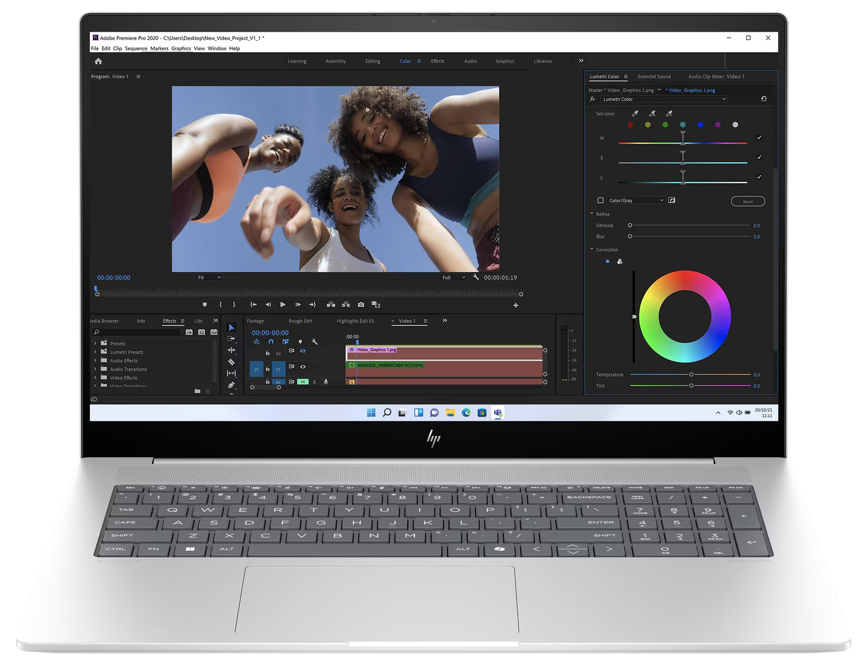 HP Envy 17-da0770ng 17" 2024 FHD Ultra7 155H 16 GB / 1 TB SSD W11H QWERTZ Silber Renew - Ohne Vertrag