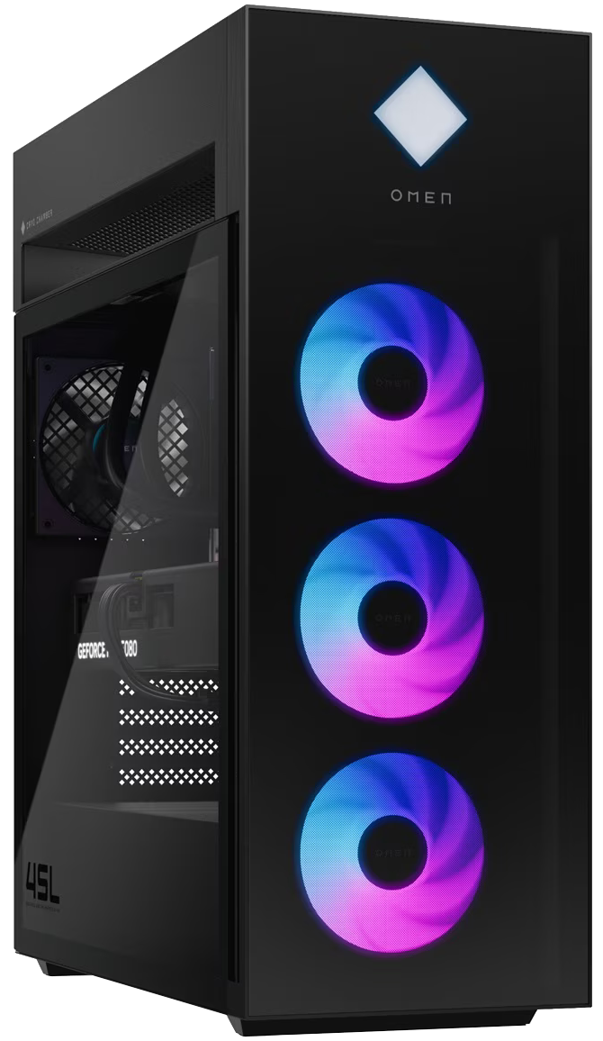 HP OMEN 45L GT22-2701ng i9-14900K 64 GB 2x2 TB SSD RTX4090 24GB Wi-Fi/BT W11H Schwarz Renew - Ohne Vertrag