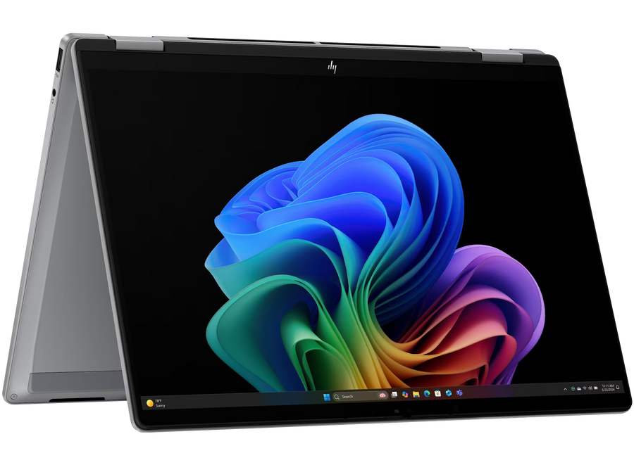 HP OmniBook X Flip NGAI 14-fk0773ng 14" 2025 2.8K TS Ryzen 7 350 32 GB / 1 TB SSD W11H QWERTZ Silber Renew - Ohne Vertrag