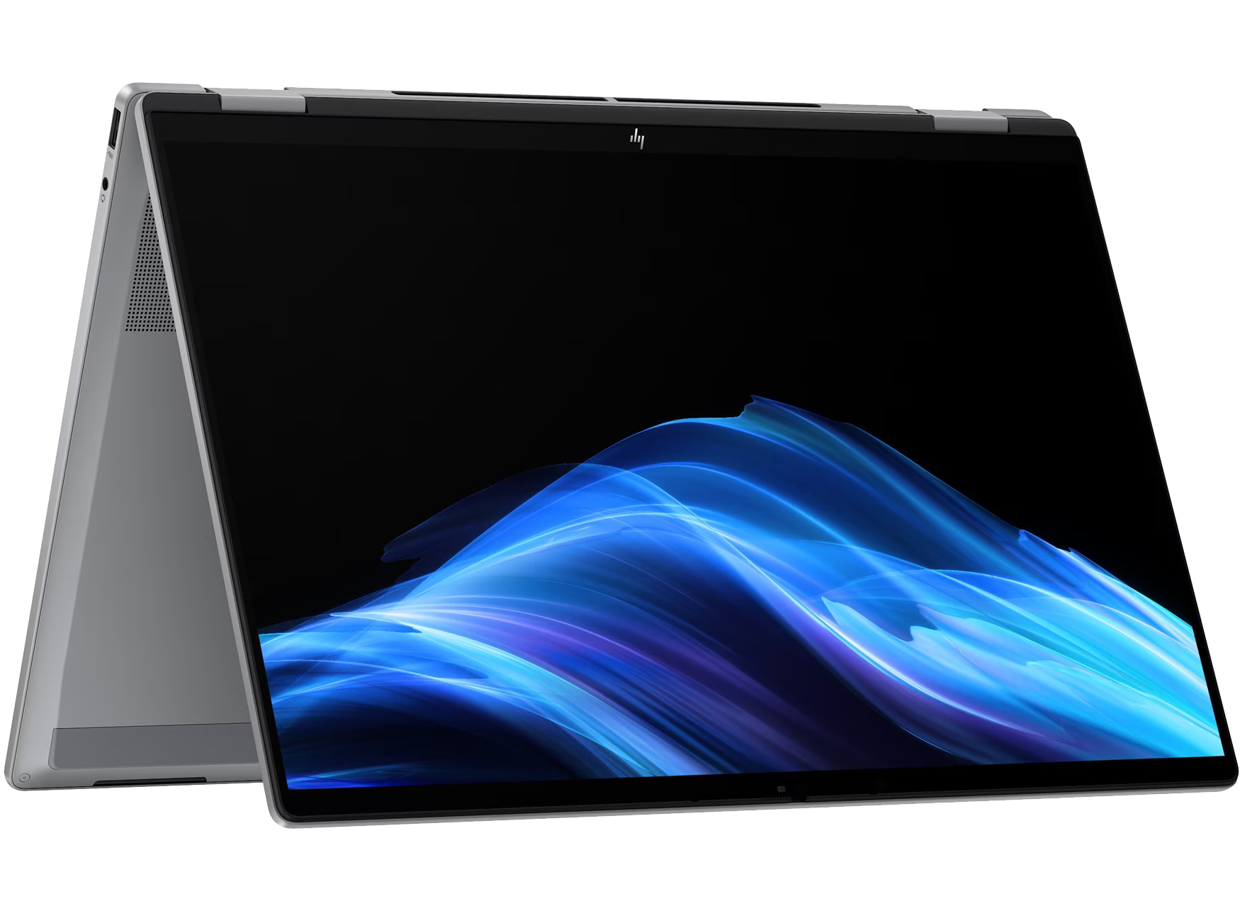 HP OmniBook X FlipNGAI 16-ar0772ng 16" 2025 2.8K OLED TS Ryzen 7 350 32 GB / 1 TB SSD W11H QWERTZ silber Renew - Ohne Vertrag