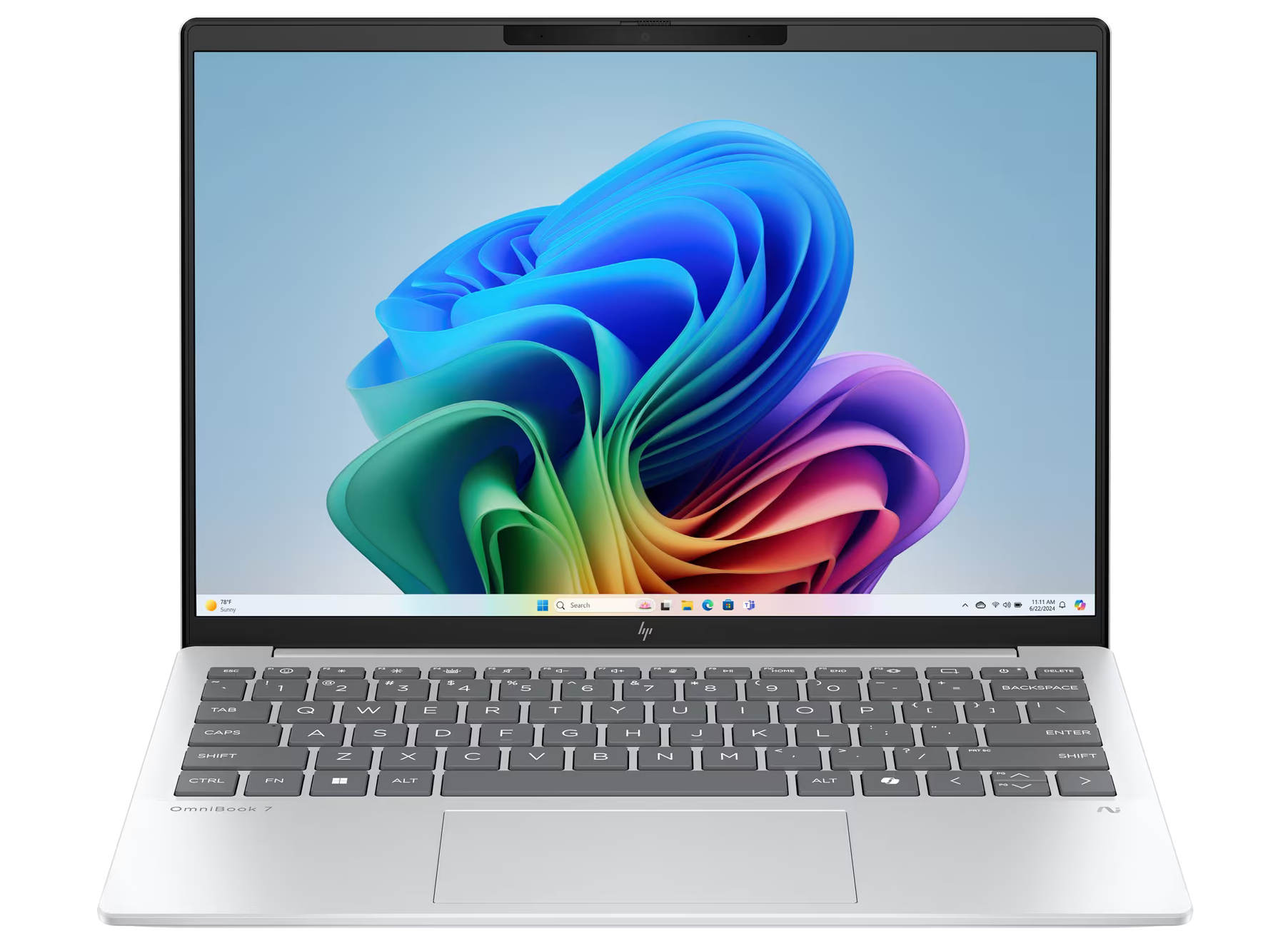 HP OmniBook 7 AeroNGAI 13-bg1750ng 13" 2025 WUXGA Ryzen 5 340 16 GB / 512 GB SSD W11H QWERTZ Silber Renew - Ohne Vertrag