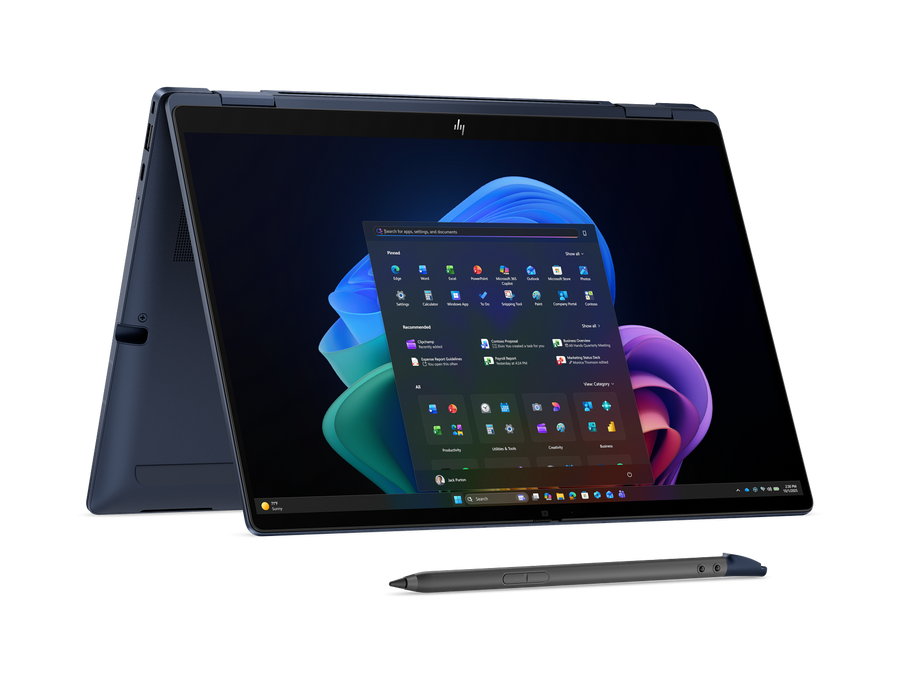 HP EliteBook Xflip G2i AI 5G 14" WUXGA TS Ultra X7 358H 64 GB / 1 TB SSD W11Pro QWERTY Blau Renew - Ohne Vertrag