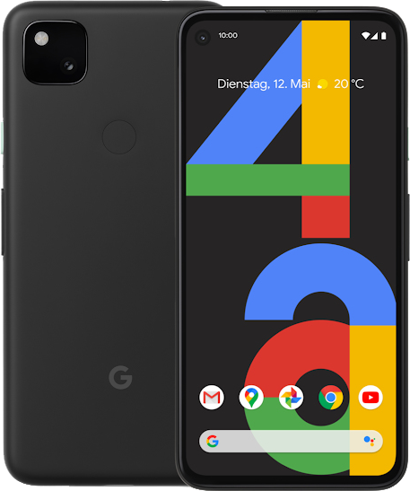 Google Pixel 4A Dual-SIM schwarz - Ohne Vertrag