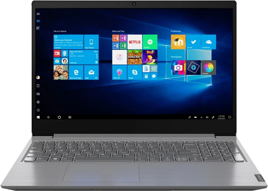 Lenovo V15-IGL 15,6" 2021 FHD Celeron N4020 8 GB / 256 GB SSD W10H 82C3001WGE QWERTZ Grau - Ohne Vertrag
