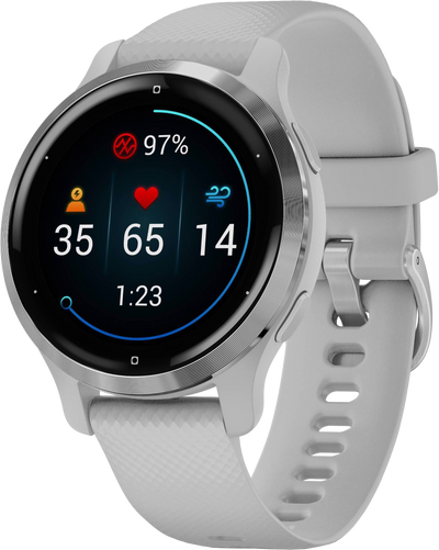 Bracelet Venu 2S 40 mm en acier inoxydable argenté gris