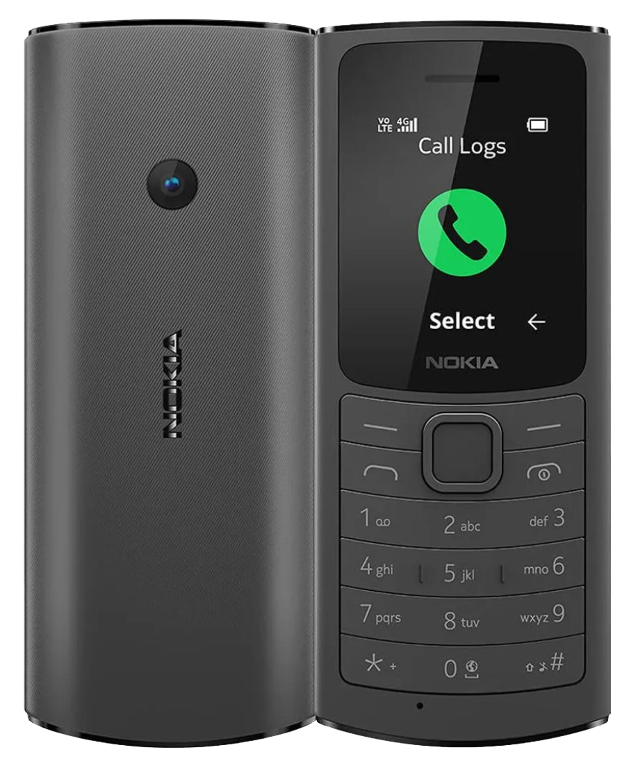 Nokia 110 4G (2021) Dual-SIM schwarz - Ohne Vertrag