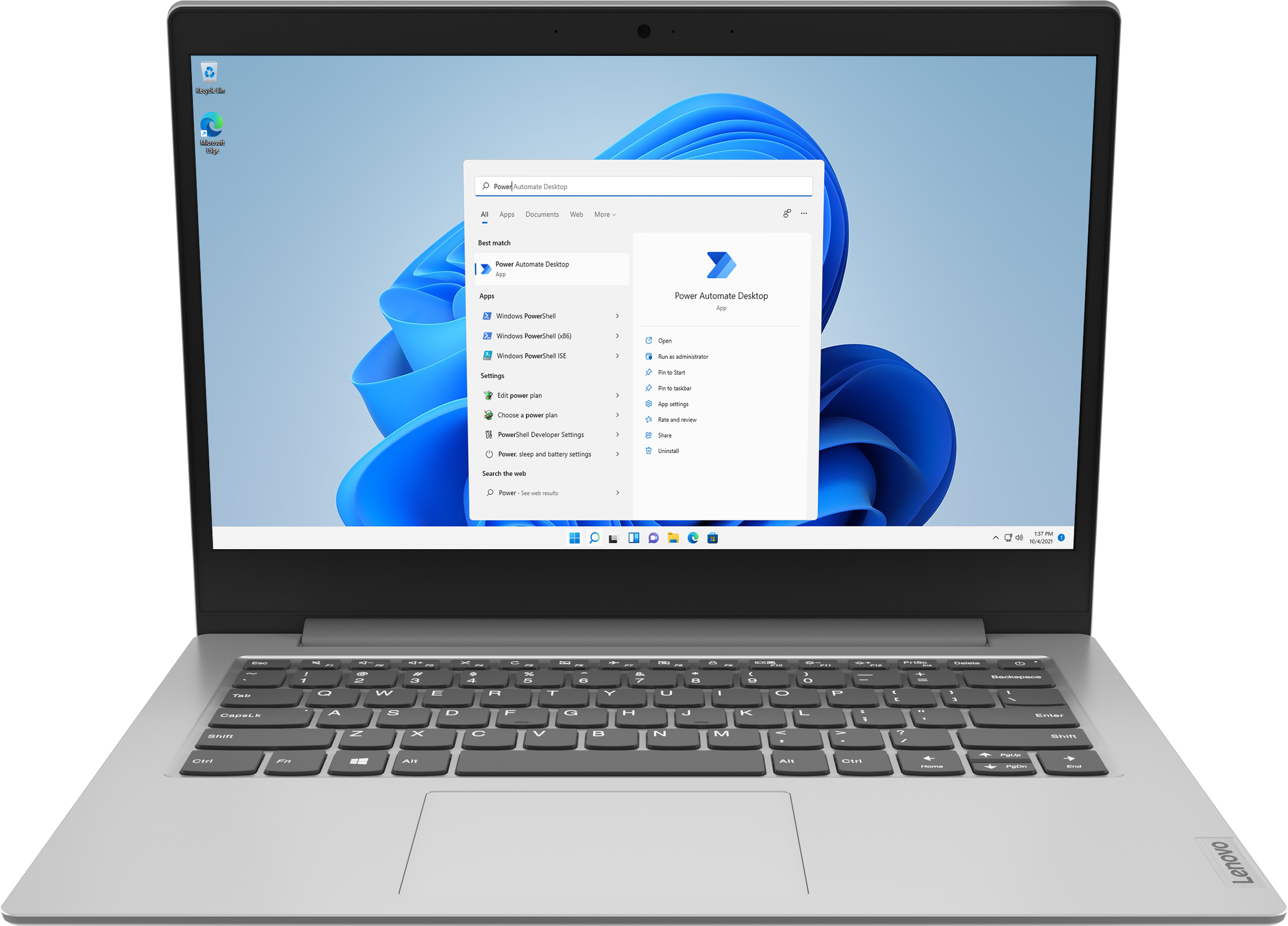 Lenovo IdeaPad 1 14IGL05 14" 2023 Pentium N5030 4 GB / 128 GB SSD W11S 81VU00ENGE QWERTZ grau - Ohne Vertrag
