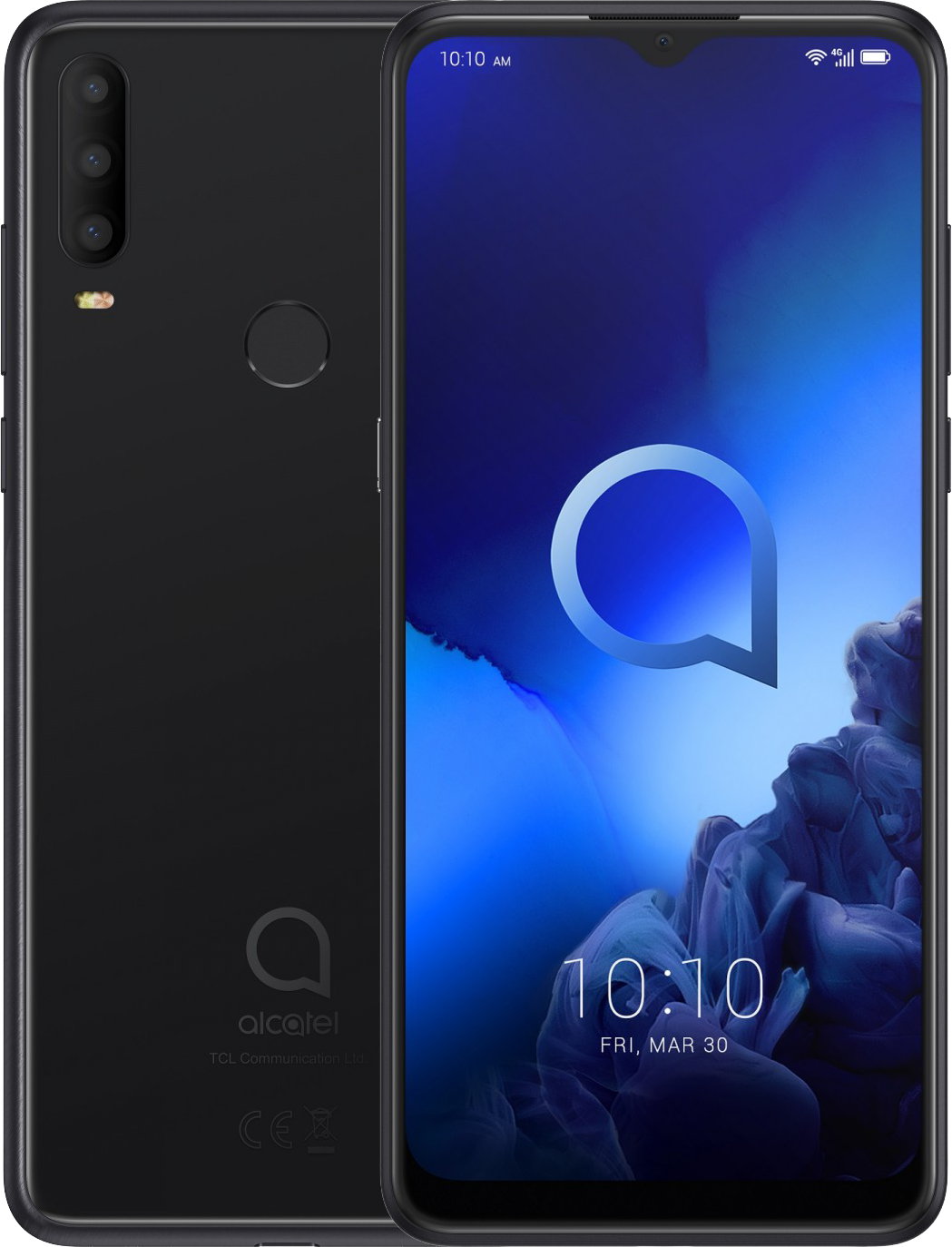 Alcatel 3X (2019) schwarz - Ohne Vertrag