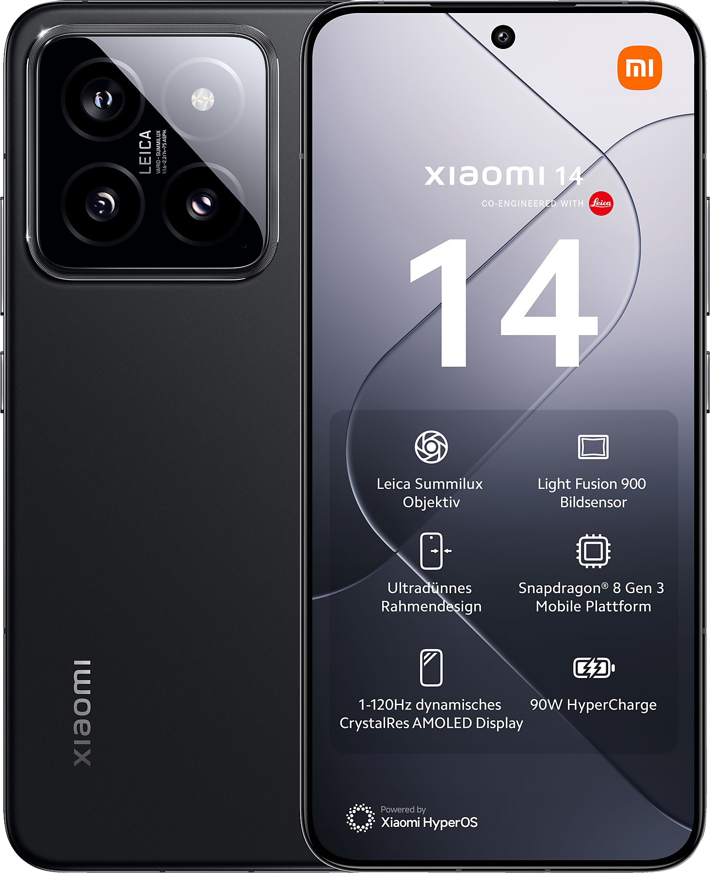Xiaomi 14 5G Dual-SIM schwarz - Ohne Vertrag