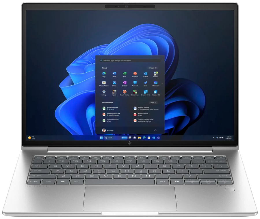 HP EliteBook 640 G11 14" 2025 WUXGA Ultra 7 165U 32 GB / 512 GB SSD W11Pro QWERTZ Silber Renew - Ohne Vertrag