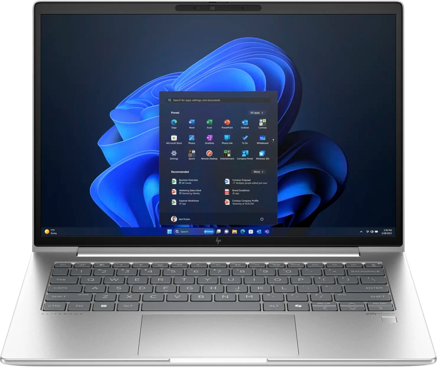 HP EliteBook 640 G11 14" 2025 WUXGA Ultra 5 135U 16 GB / 512 GB SSD W11Pro QWERTY Silber Renew - Ohne Vertrag
