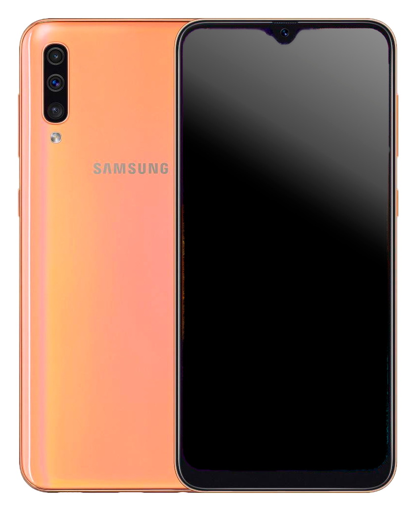 Samsung Galaxy A50 Single-SIM orange - Onhe Vertrag