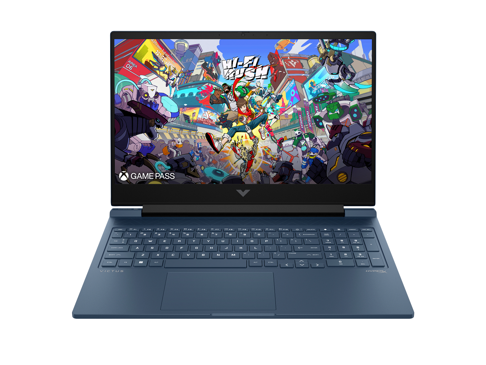 HP Victus Gaming 16-s0777ng 16" 2025 FHD Ryzen 7 7840HS 16 GB / 1 TB SSD RTX 4070 8GB W11H QWERTZ Blau Renew - Ohne Vertrag