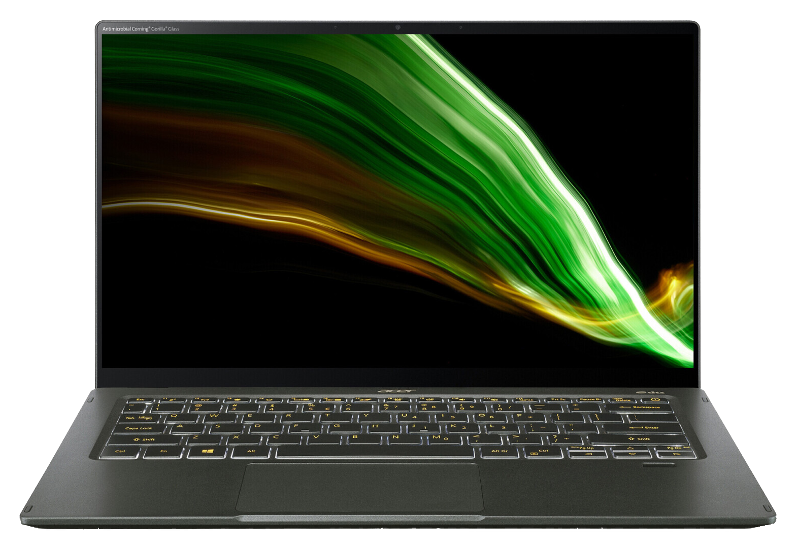Acer Swift 5 14" 2021 FHD i7-1165G7 16 GB / 1 TB SSD W10H SF514-55T-78X1 QWERTZ grün - Ohne Vertrag