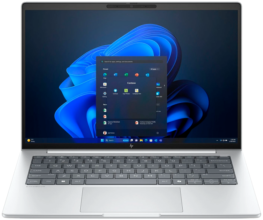 HP EliteBook 8 G1i 5G 14" 2025 WUXGA Ultra7 AI 258V 32 GB / 1 TB SSD W11Pro QWERTZ Silber Renew - Ohne Vertrag