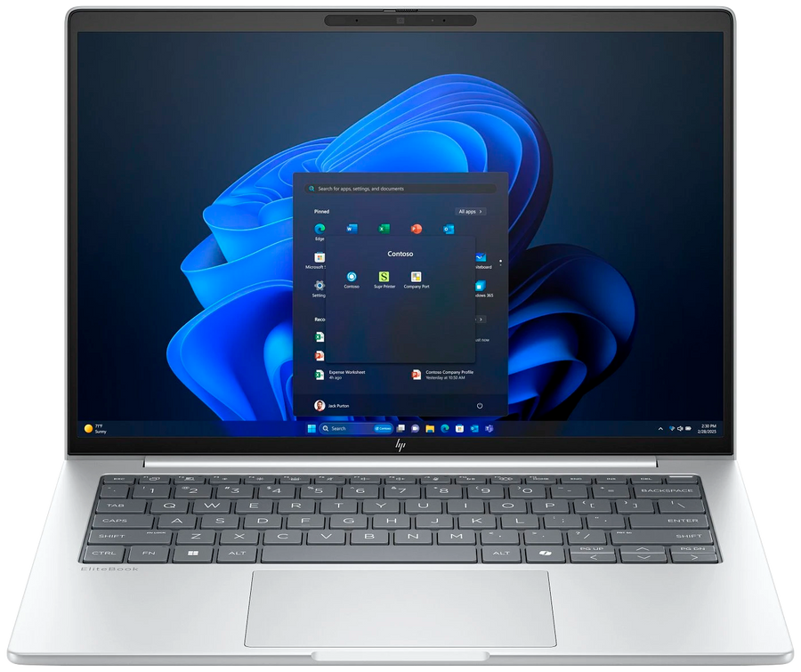 HP EliteBook 8 G1i 5G 14 2025 WUXGA Ultra7 255U 32 GB / 1 TB SSD W11Pro QWERTZ Silber Renew - Ohne Vertrag