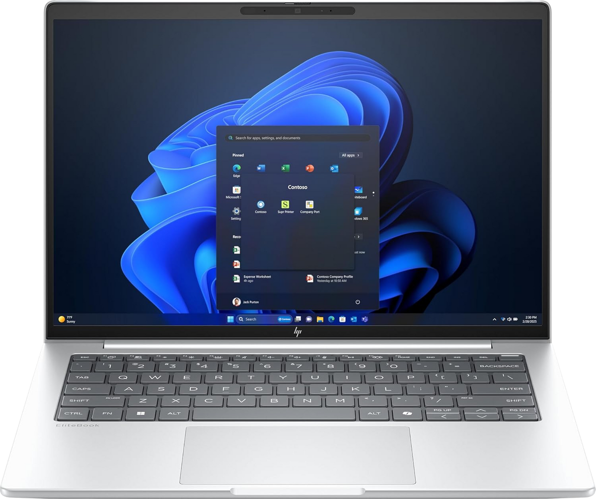HP EliteBook 8 G1a 13.3" 2025 TS R5 230 32/512 GB QWERTZ Renew silber - Ohne Vertrag