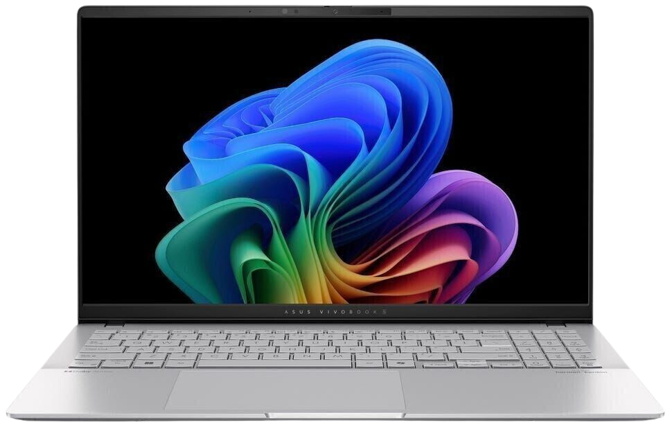 Asus Vivobook S15 15,6" 2024 2,8K Snapdragon X Plus 16 GB / 1 TB SSD W11H S5507QA-MA051W QWERTZ Silber - Ohne Vertrag