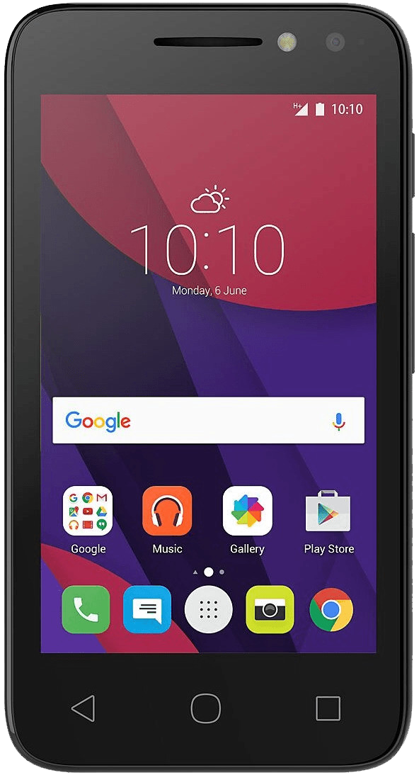 Alcatel Pixi 4 (4034X) Dual-SIM schwarz - Ohne Vertrag