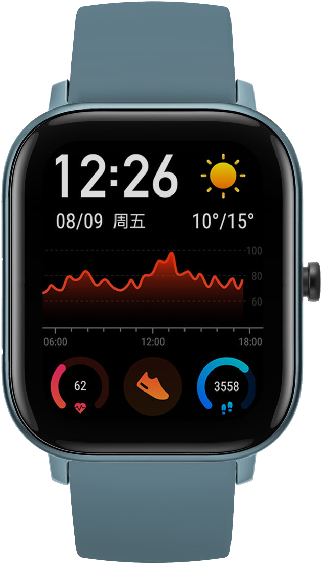 Amazfit GTS blau - Ohne Vertrag