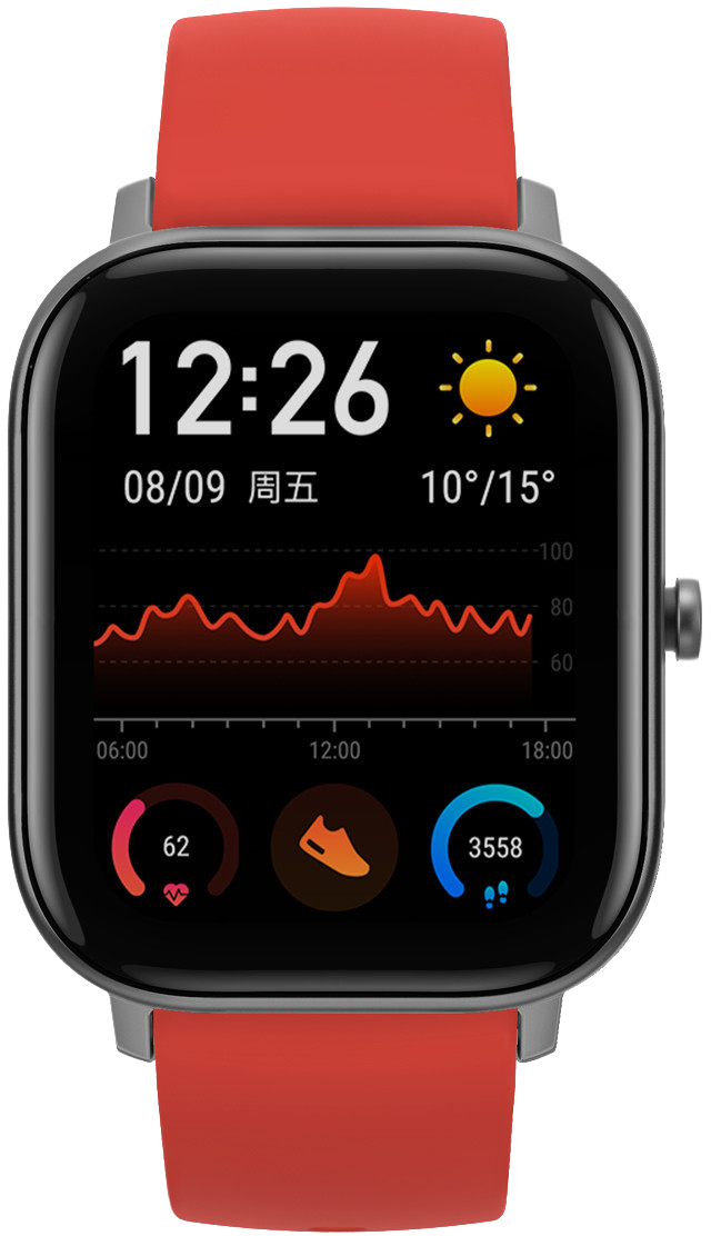 Amazfit GTS orange - Ohne Vertrag