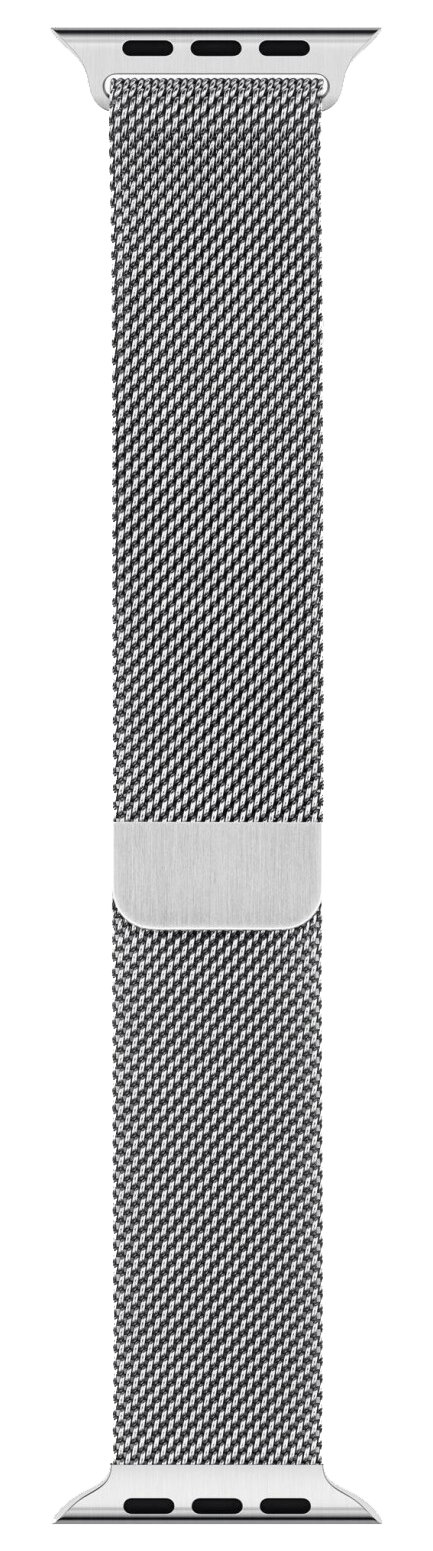 Apple 44mm Milanaise Armband silber MTU62ZM/A - Ohne Vertrag