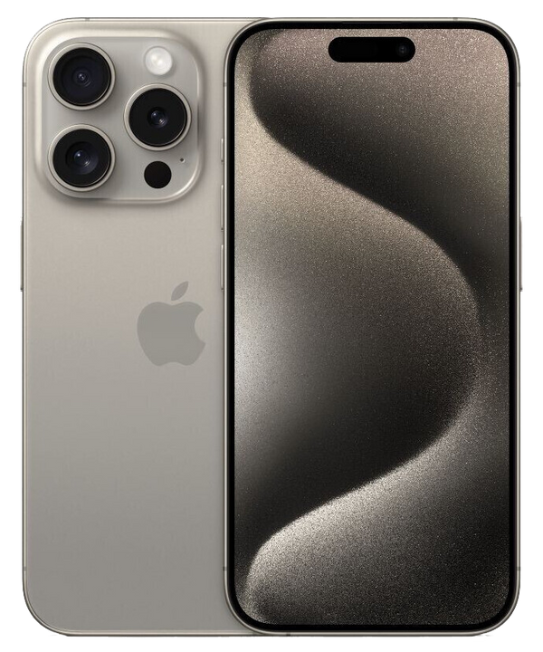 iPhone 15 Pro Titan Natur – refurbished bei Janado