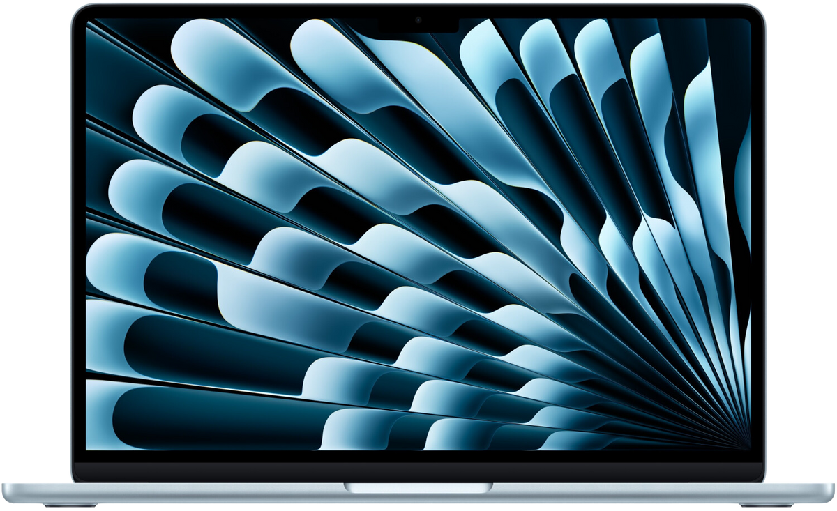 Apple MacBook Air 13" 2025 M4 8-Core GPU 16 GB / 256 GB SSD macOS Sequoia MC6T4D/A QWERTZ Himmelblau - Ohne Vertrag