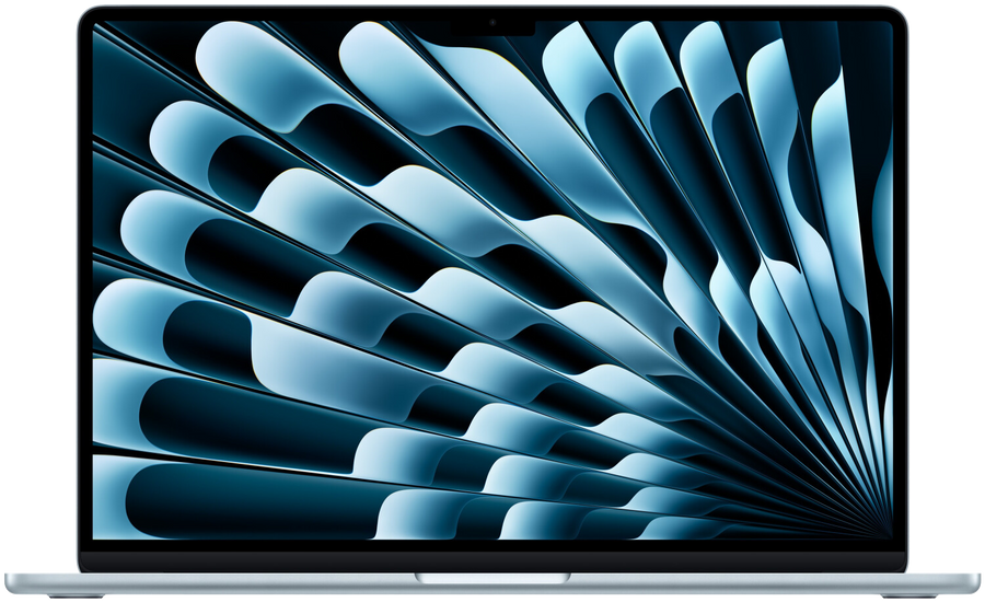 Apple MacBook Air 15" 2025 M4 10-Core GPU 16 GB / 512 GB SSD macOS Sequoia MC7C4D/A QWERTZ Himmelblau - Ohne Vertrag