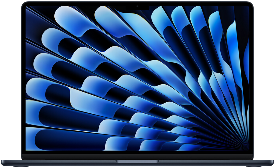Apple MacBook Air 15" 2025 M4 10-Core GPU 16 GB / 512 GB macOS Sequoia MW1M3D/A QWERTZ Mitternacht - Ohne Vertrag