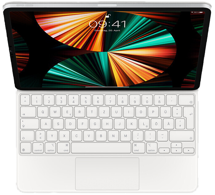 Apple Magic Keyboard für iPad Pro 12.9 (5. Generation) Kroatische weiß - Ohne Vertrag