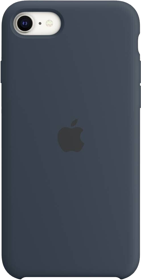 Apple Silikon Case (iPhone SE 2022) blau - Ohne Vertrag