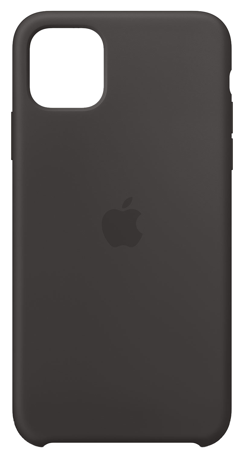 Apple Silikon Case (iPhone 11 Pro Max) Hülle schwarz - Ohne Vertrag