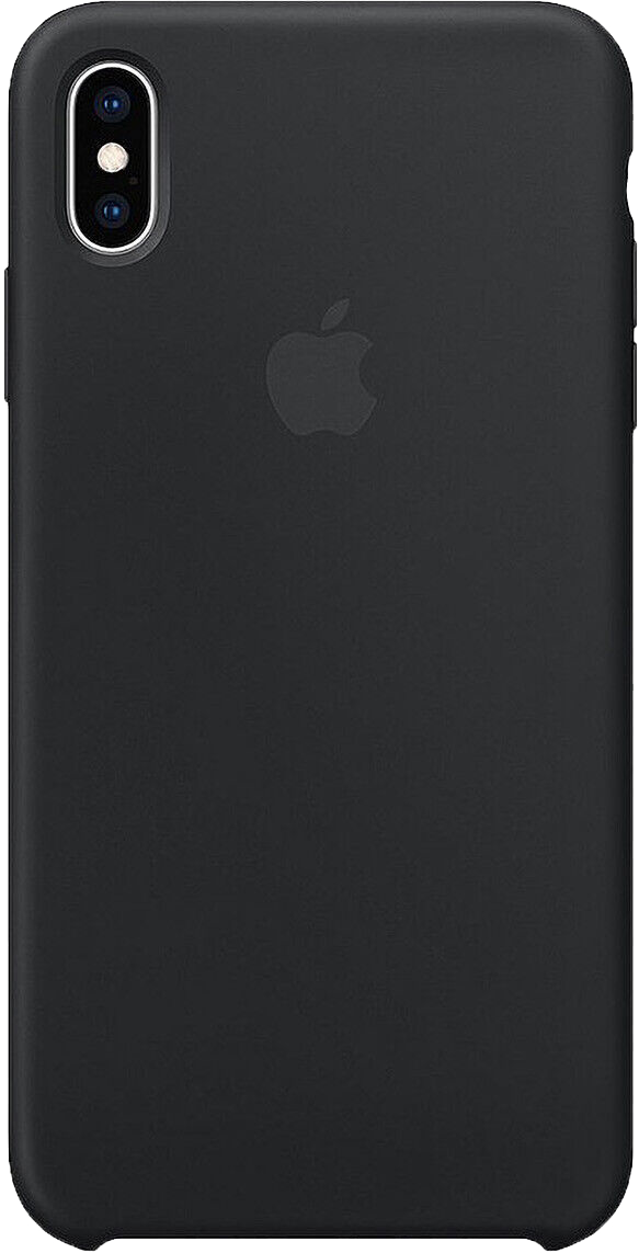 Apple Silikon Case (iPhone XS Max) schwarz - Ohne Vertrag