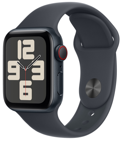 Watch SE 2024 LTE aluminum 40 SportArnmand midnight S/M MXGC3