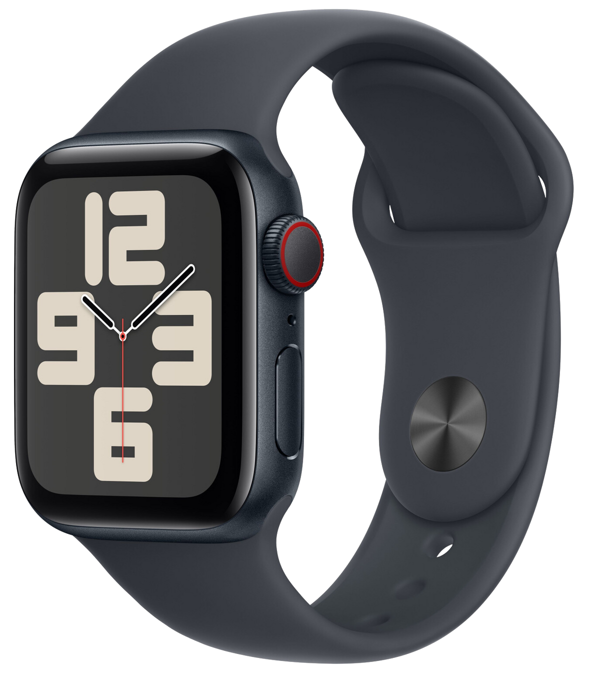 Apple Watch SE 2022 GPS Alu 40mm Sportarmband Mitternacht S/M MXE73 - Ohne Vertrag