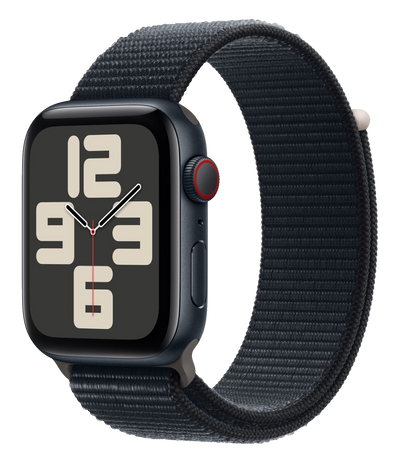 Watch SE 2022 LTE midnight aluminum 44mm sports loop midnight mrhc3qf/a