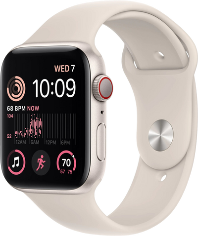 Watch SE 2022 LTE Alu 44mm Sportarmband Polarstern MNPT3 Differenzbesteuert